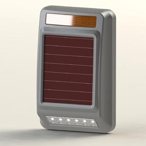 Solar-power outdoor Siren Strobe Wireless Alarm